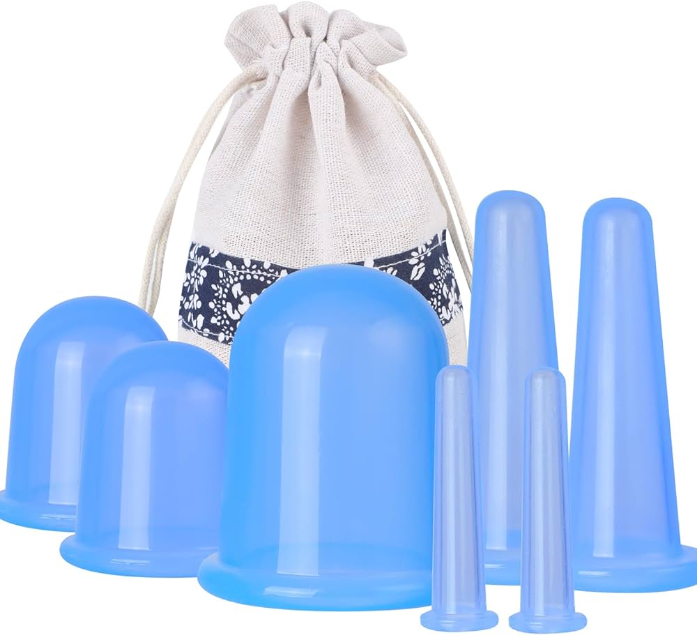 Silicone Cupping Set - 7pc BLUE