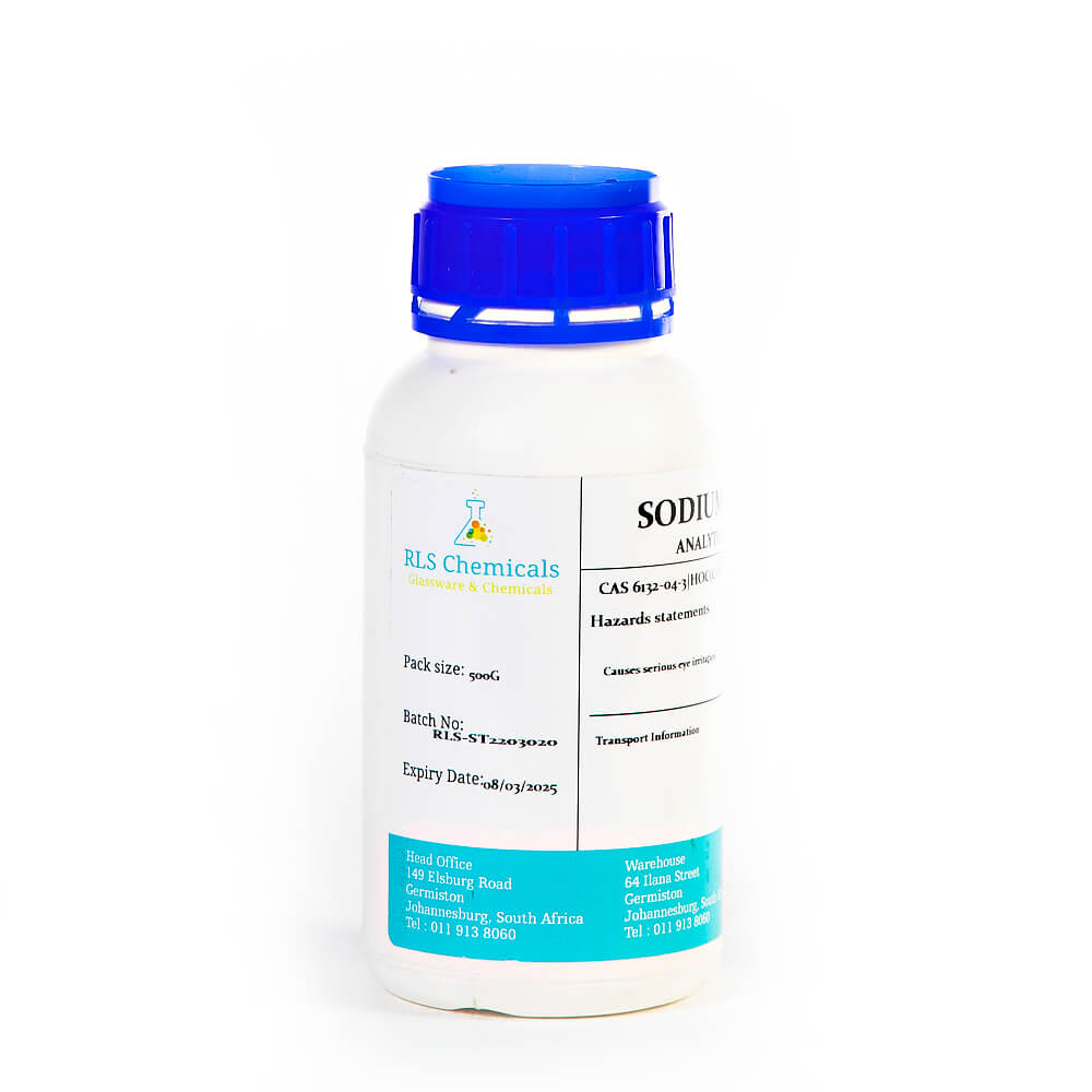 Sodium Citrate AR – 500g - Image 2