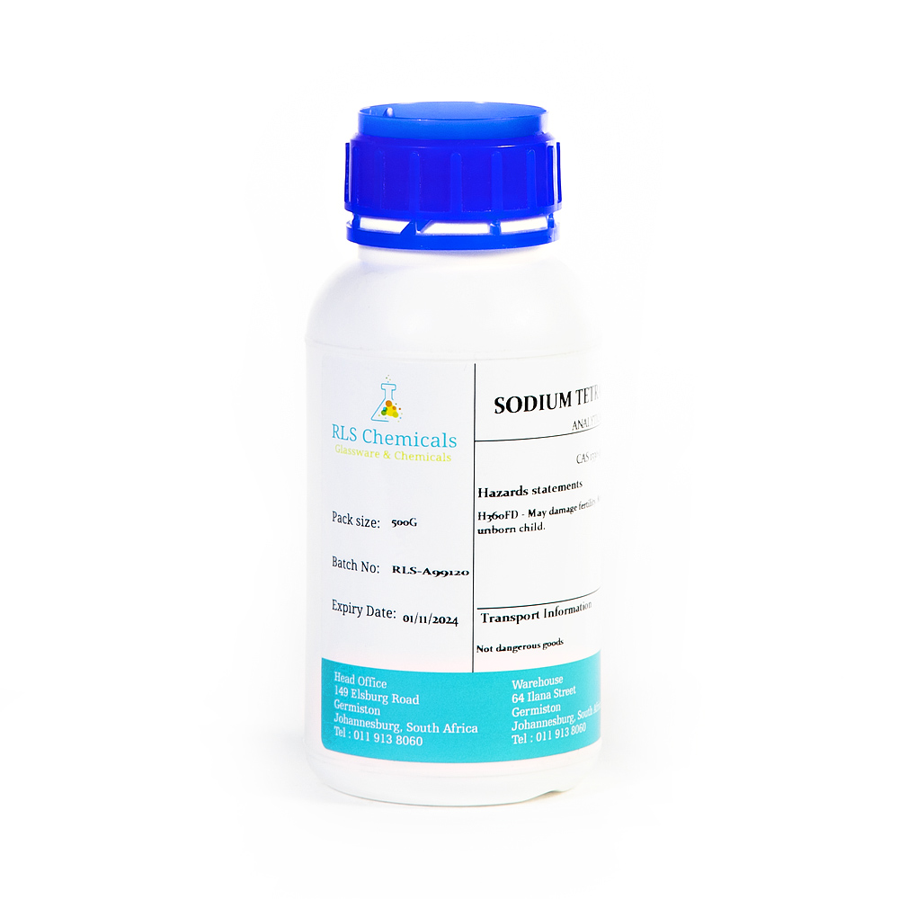 Sodium Tetraborate Anhydrous AR – 500g - Image 3