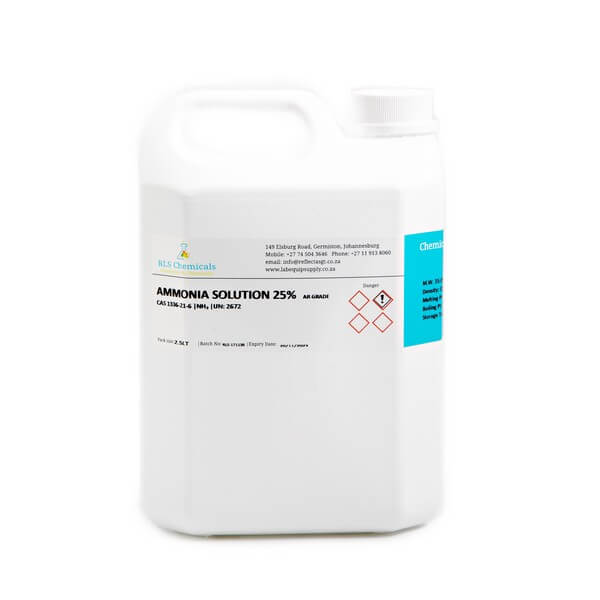 Ammonia 25% Solution CP – 2,5l