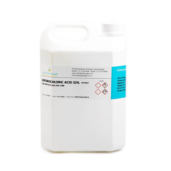 Hydrochloric Acid 32% AR – 2,5l