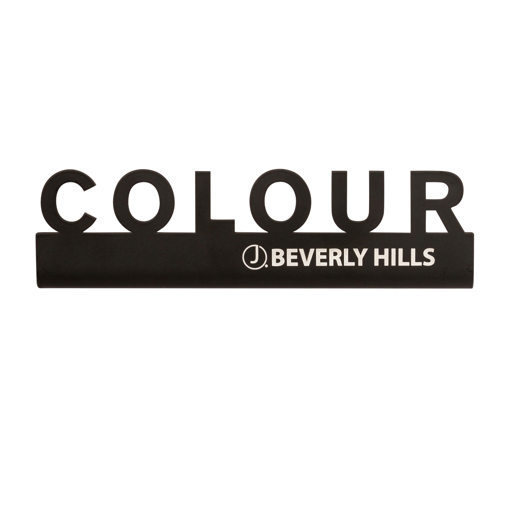 Alternative view of J Beverly Hills Metal Shelf talkers