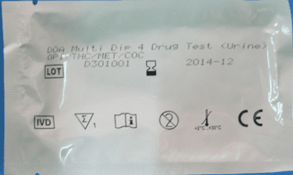 Alternative view of Drug Test Multi Pack 4 Panel Test Pack