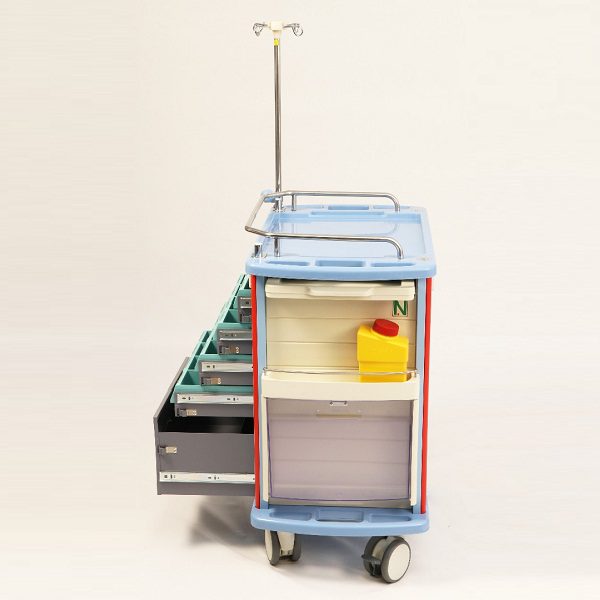 Alternative view of F-45-2 Medical Trolley