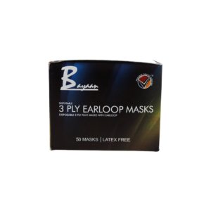Alternative view of Face Mask (3 Ply) Ties 50