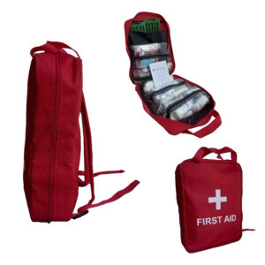 Regulation 3 First Aid Kit in Grab Bag Red With Back Straps (5-50 persons)