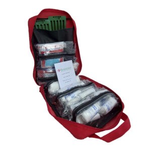 Alternative view of Regulation 7 First Aid Kit in Red Grab Bag With Back Straps (5-50 persons)
