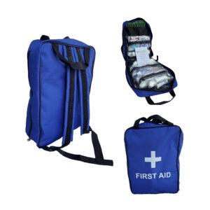 Regulation 7 First Aid Kit in Blue Grab Bag With Back Straps (5-50 persons)