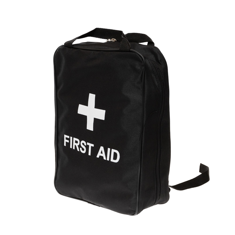 Regulation 7 First Aid Kit in Black Grab Bag With Back Straps (5-50 persons) - Image 2