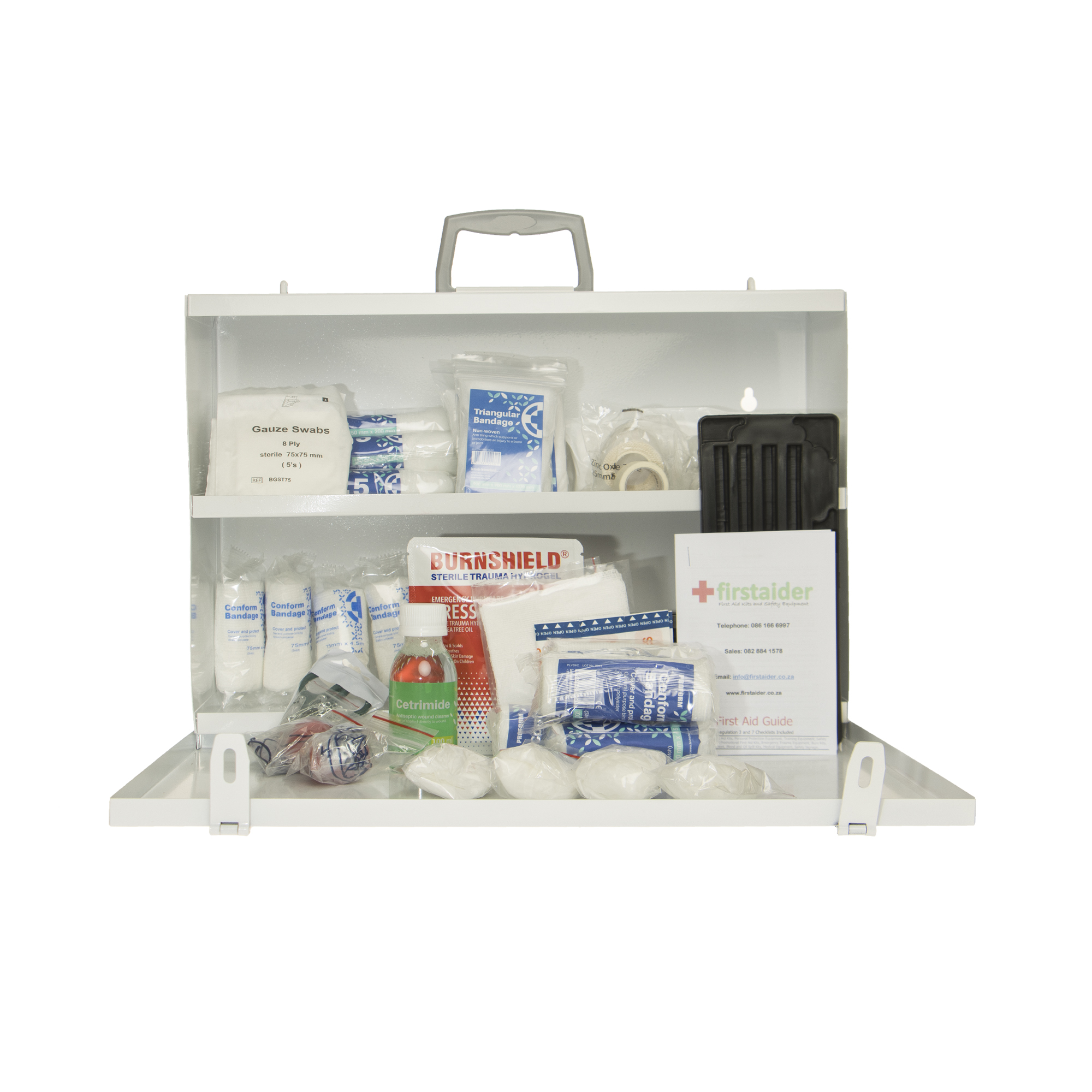 Regulation 3 First Aid Kit in White Metal Box Large (5-50 Persons) - Image 8