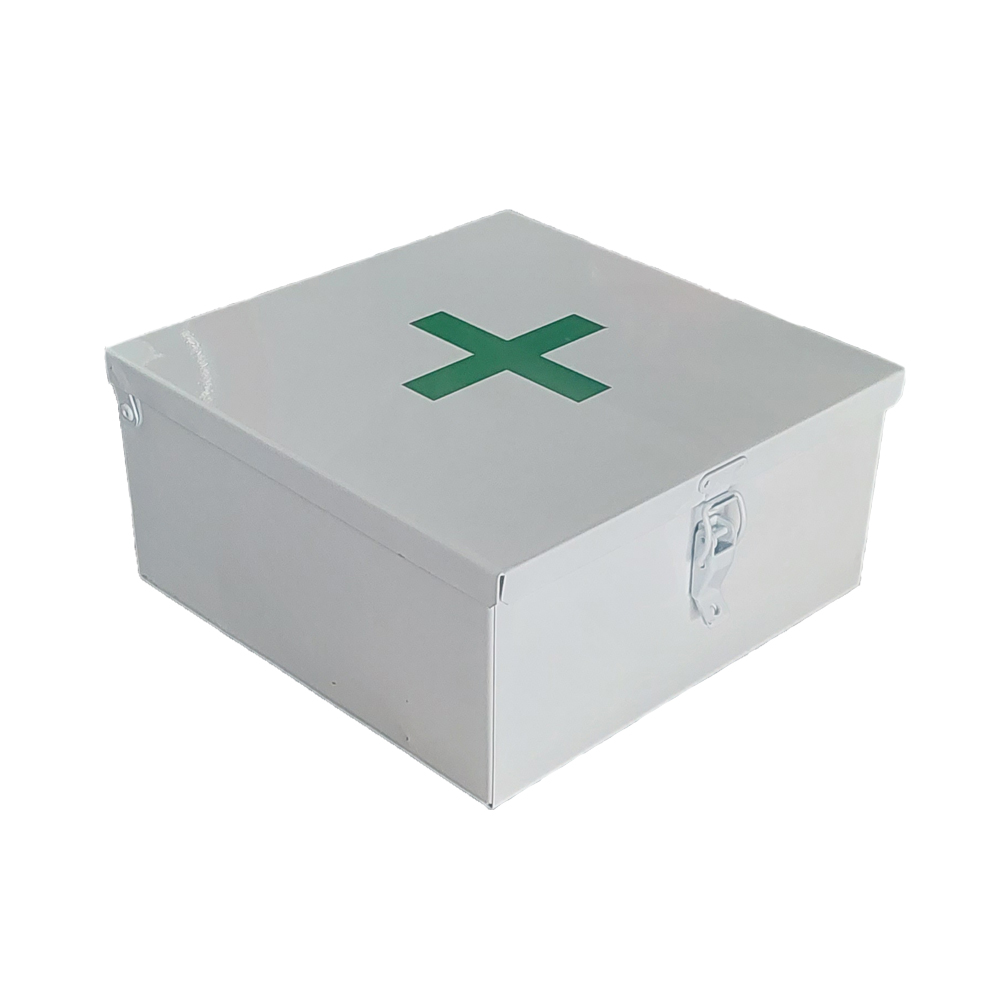 Regulation 7 First Aid Kit Inside Square Metal Box - Image 2