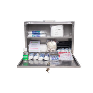 Alternative view of Regulation 3 First Aid Kit (5-50 Persons) in Stainless Steel Box