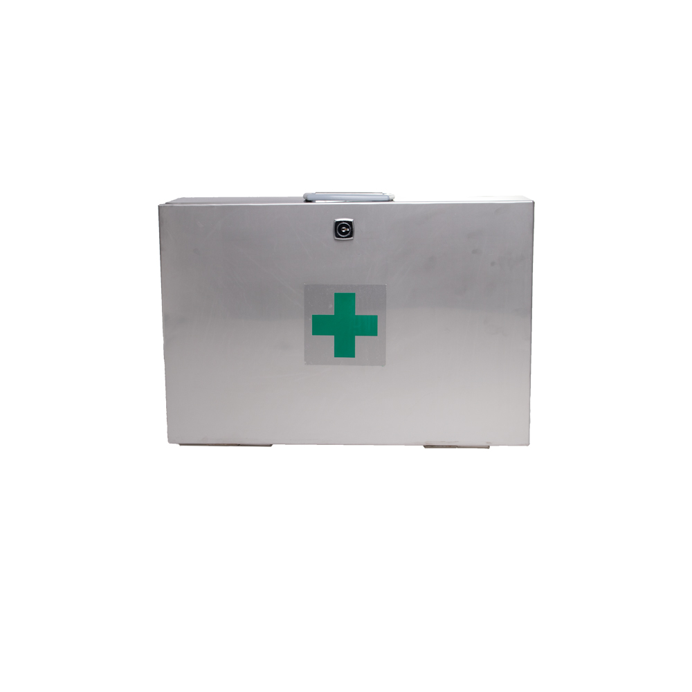 Regulation 3 First Aid Kit (5-50 Persons) in Stainless Steel Box