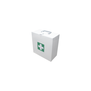 Alternative view of Square Metal First Aid Kit Box (Box Only)