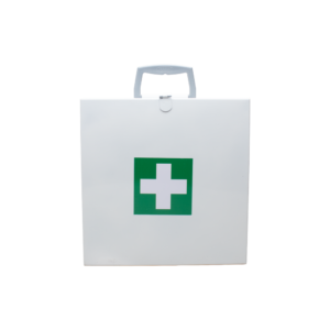 Square Metal First Aid Kit Box (Box Only)