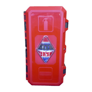 Alternative view of 9kg Fire Extinguisher Heavy Duty Plastic Cabinet Combo