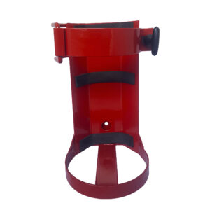 Alternative view of 9kg DCP Fire Extinguisher Heavy Duty Red Bracket