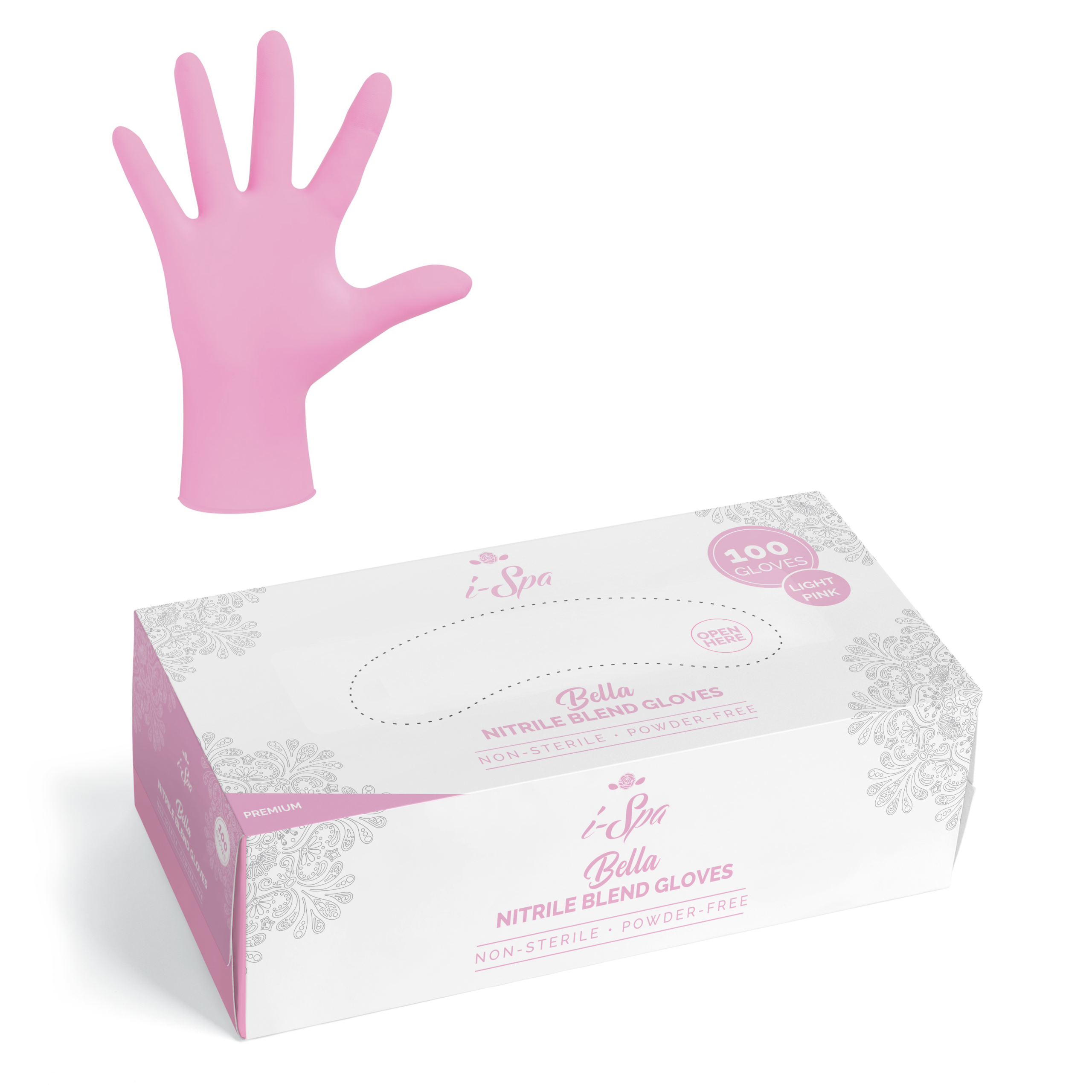 i-Spa Bella Nitrile Blend Gloves