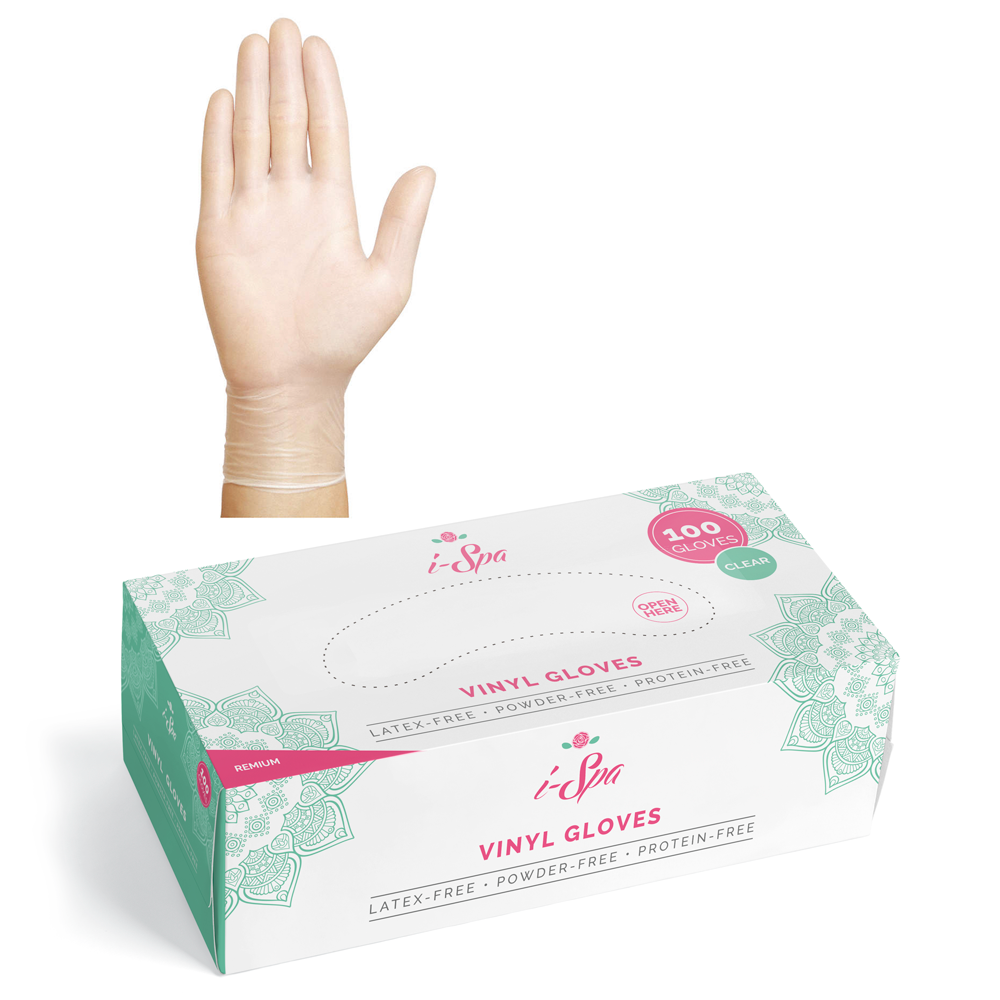 i-Spa Disposable Vinyl Gloves
