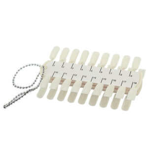 Nail color display 36 colors - with chain