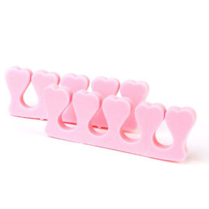Toe seperators foam - Pink hearts (pair)