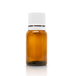 Amber dropper with white cap | 10ml