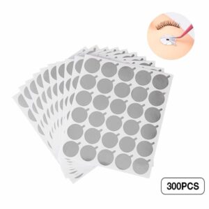 Glue plate sticker Silver Metallic - 300pc bulk pack