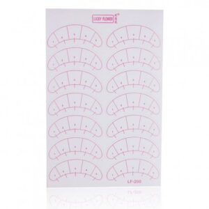 Alternative view of Eyelash under eye mapping stickers