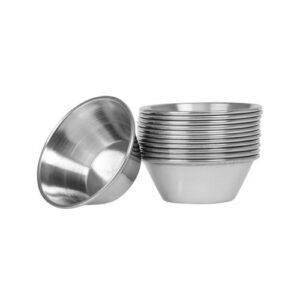 Alternative view of Stainless steel small cup (For masks/scrub/oils etc)