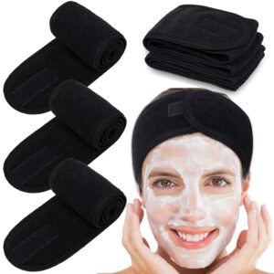 Black microfiber headband