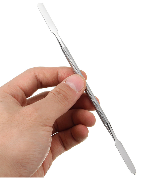 Nail tool Metal Spatula double sided