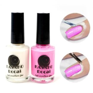 Peel off liquid latex nail polish