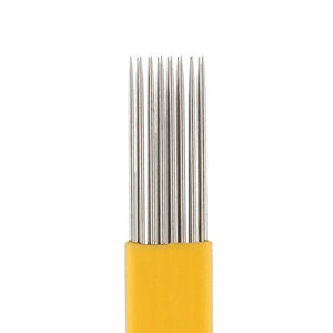Flat shading needles - Microblading