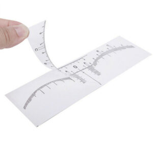 Disposable eyebrow ruler sticker | Individual