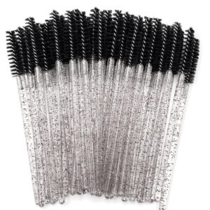 Alternative view of Black Mascara wands with glitter handle | 50pc