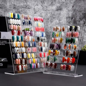 Alternative view of Nail art display stand - Clear Perspex