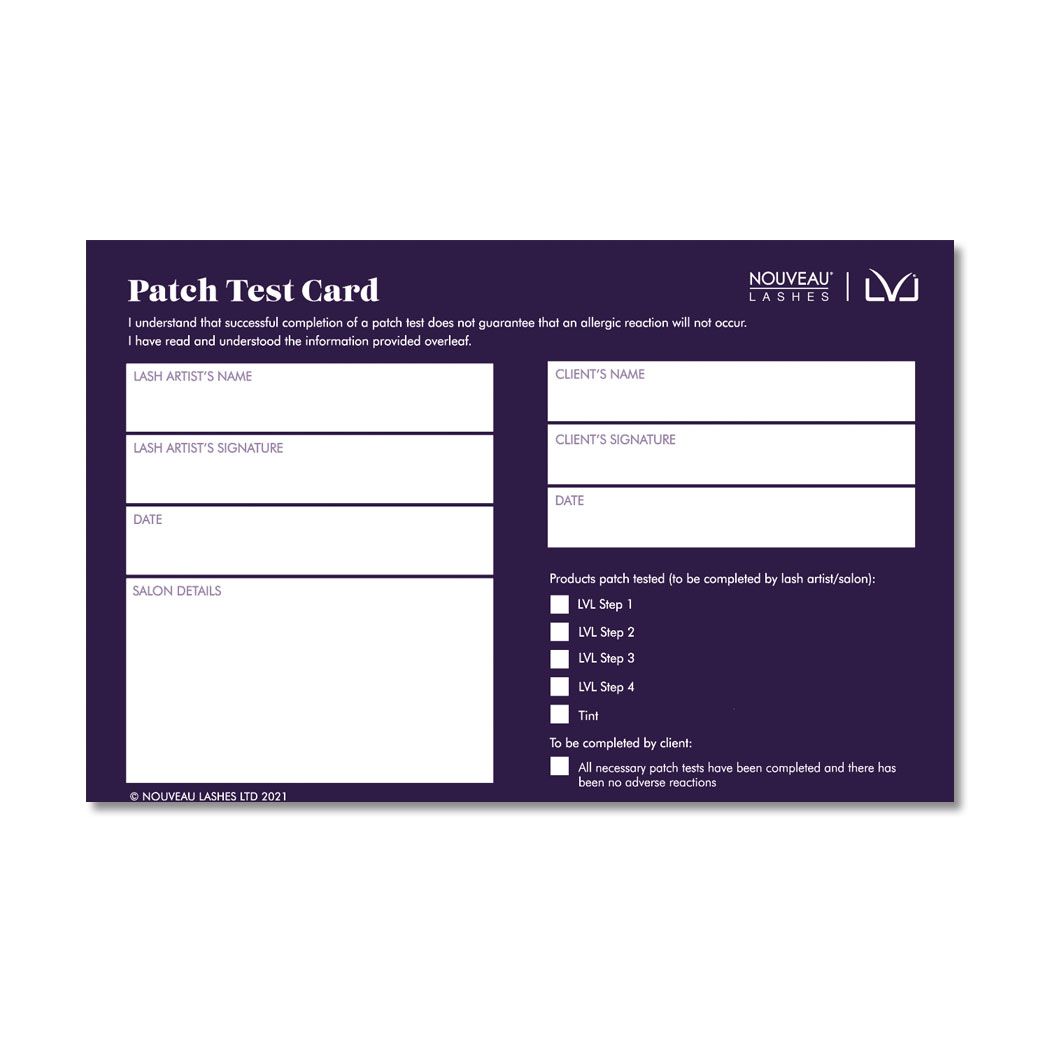 Alternative view of LVL Patch tests 5's