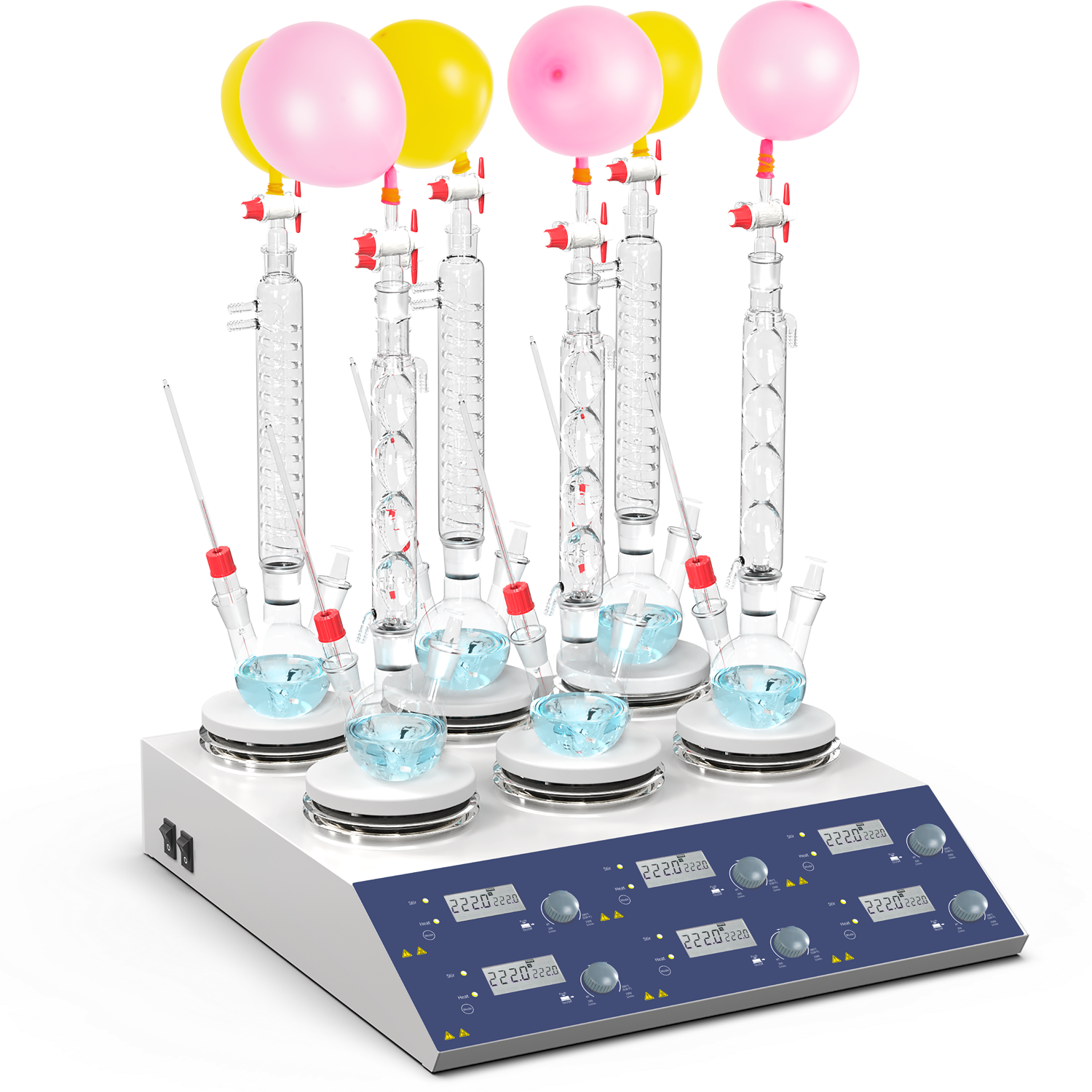 Hotplate Magnetic Stirrer 6 Place - Image 3