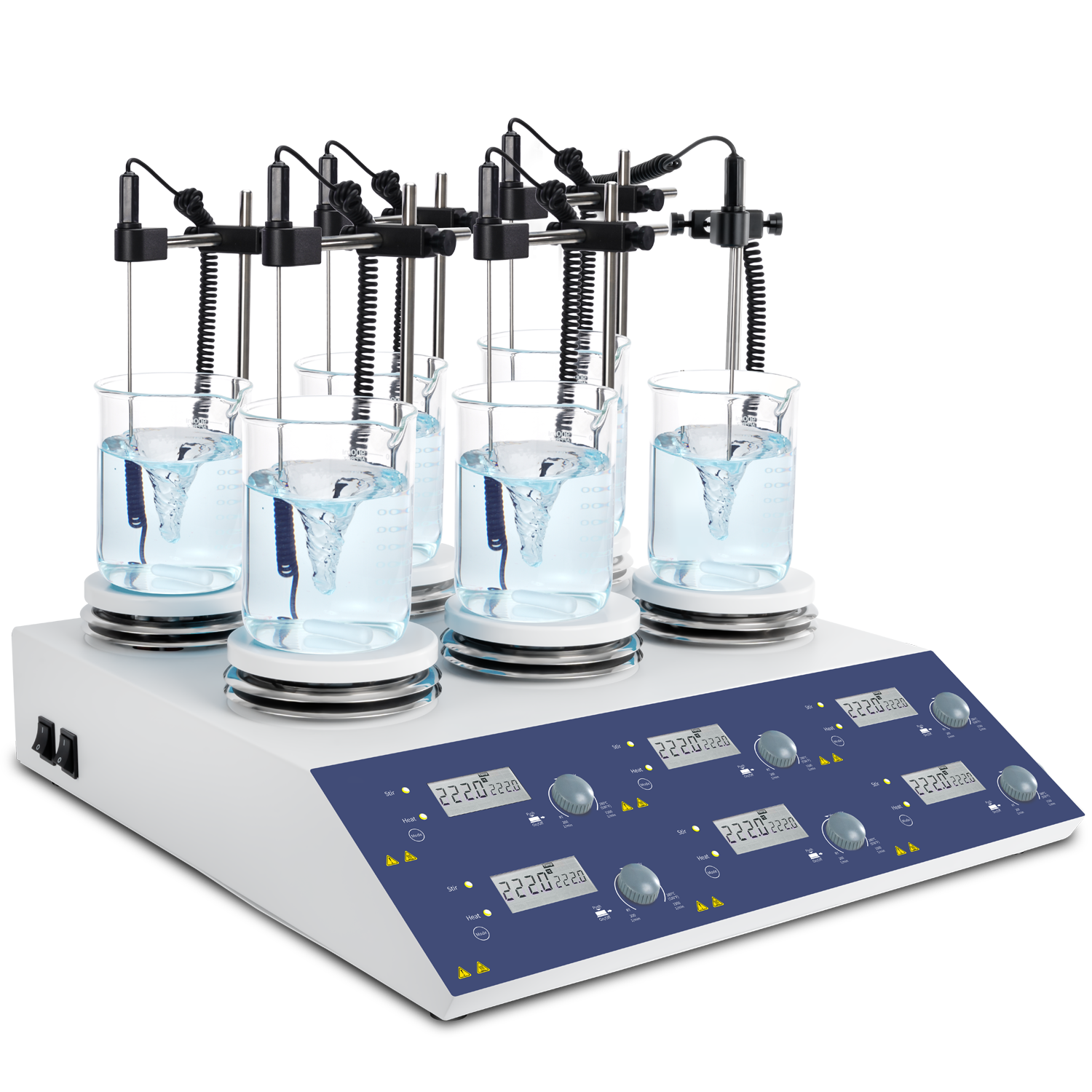 Hotplate Magnetic Stirrer 6 Place
