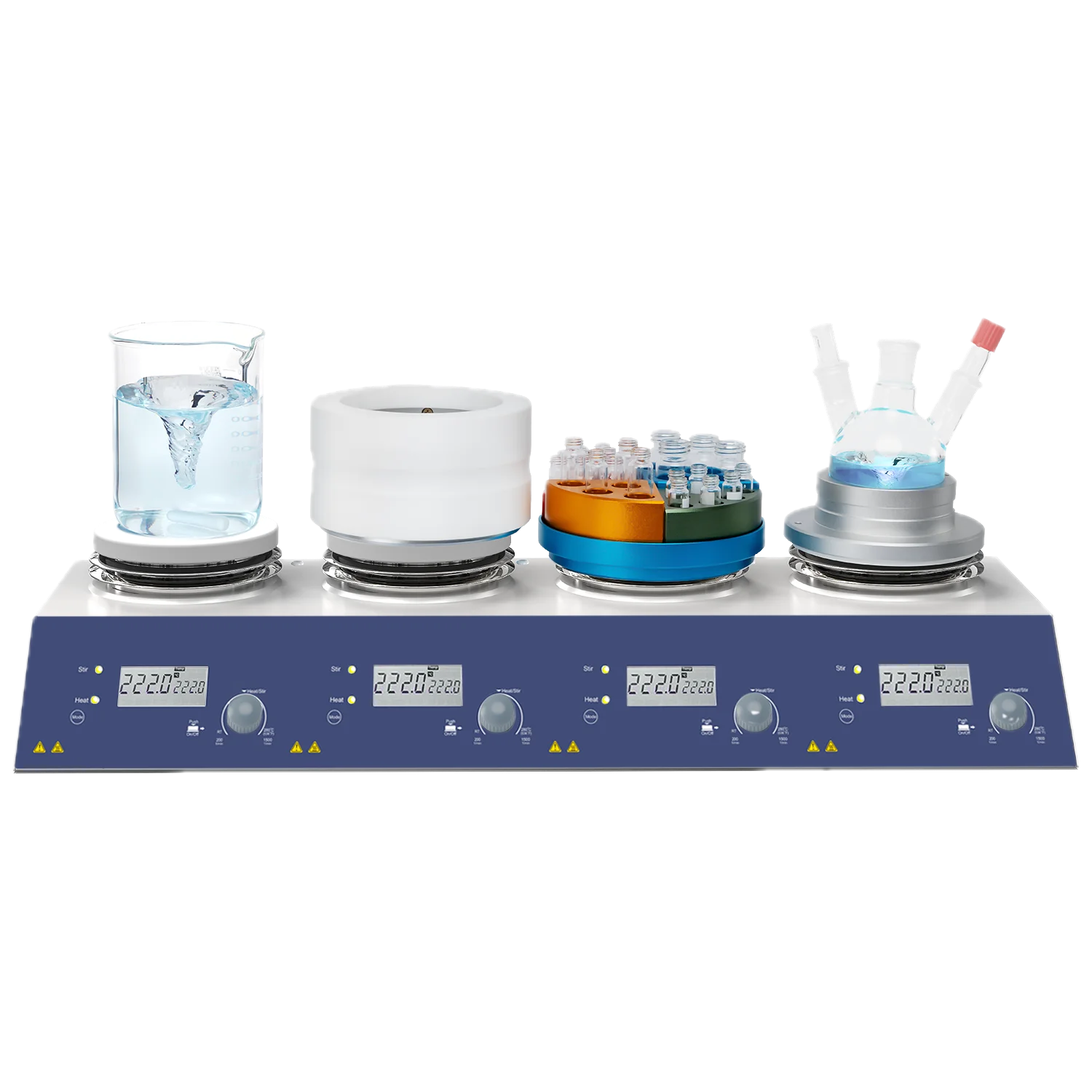 Hotplate Magnetic Stirrer 4 Place - Image 3