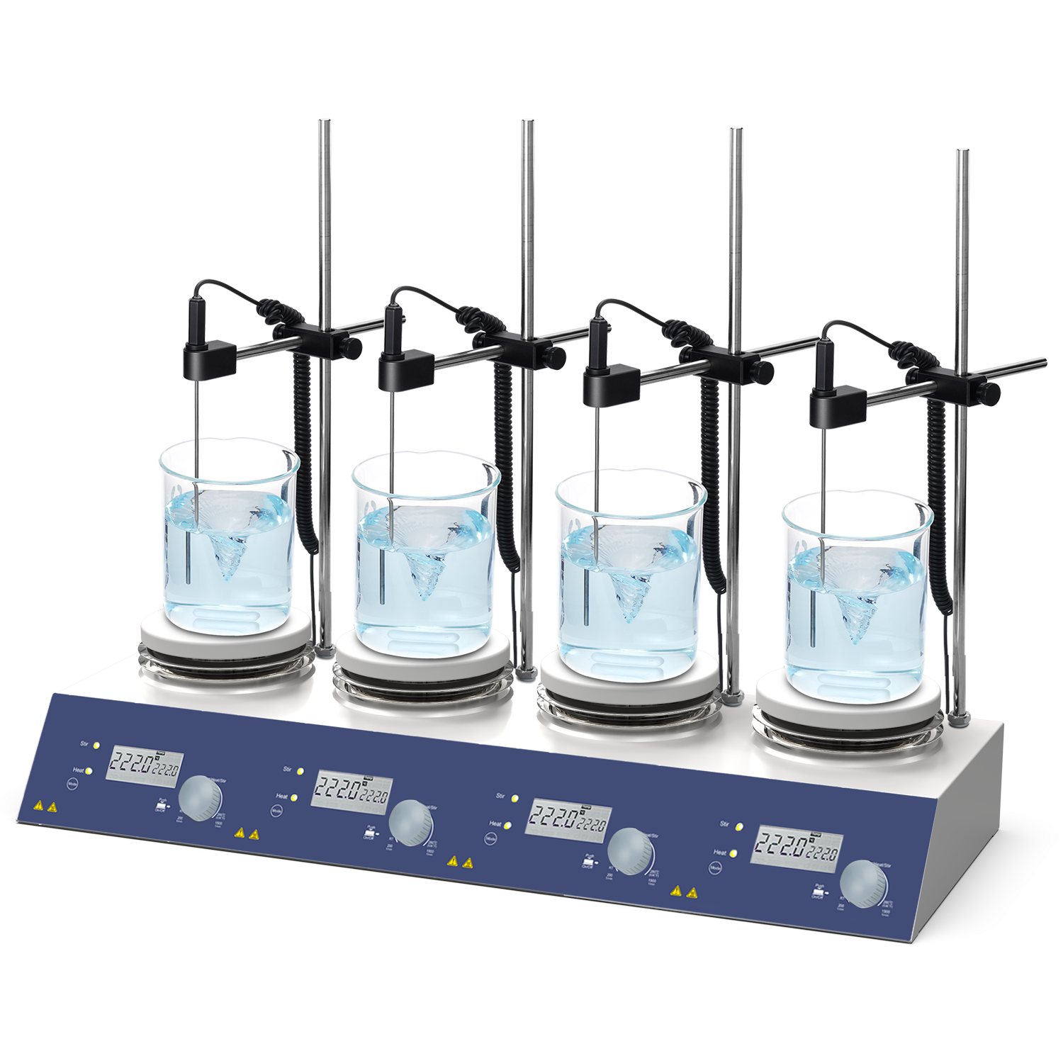 Hotplate Magnetic Stirrer 4 Place