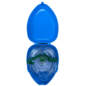 Alternative view of CPR Mask with Heart Shaped Case - Large