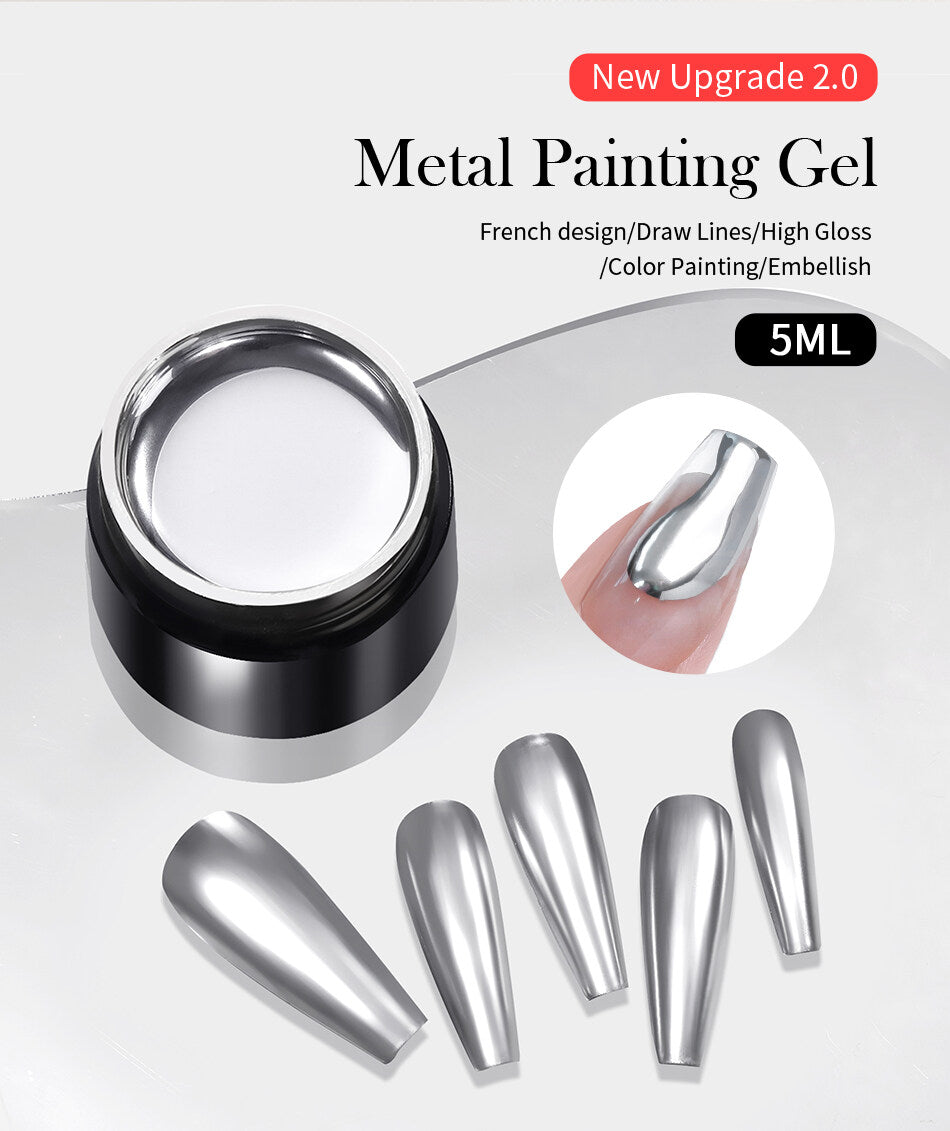 Silver Metal Painting Gel - Image 4