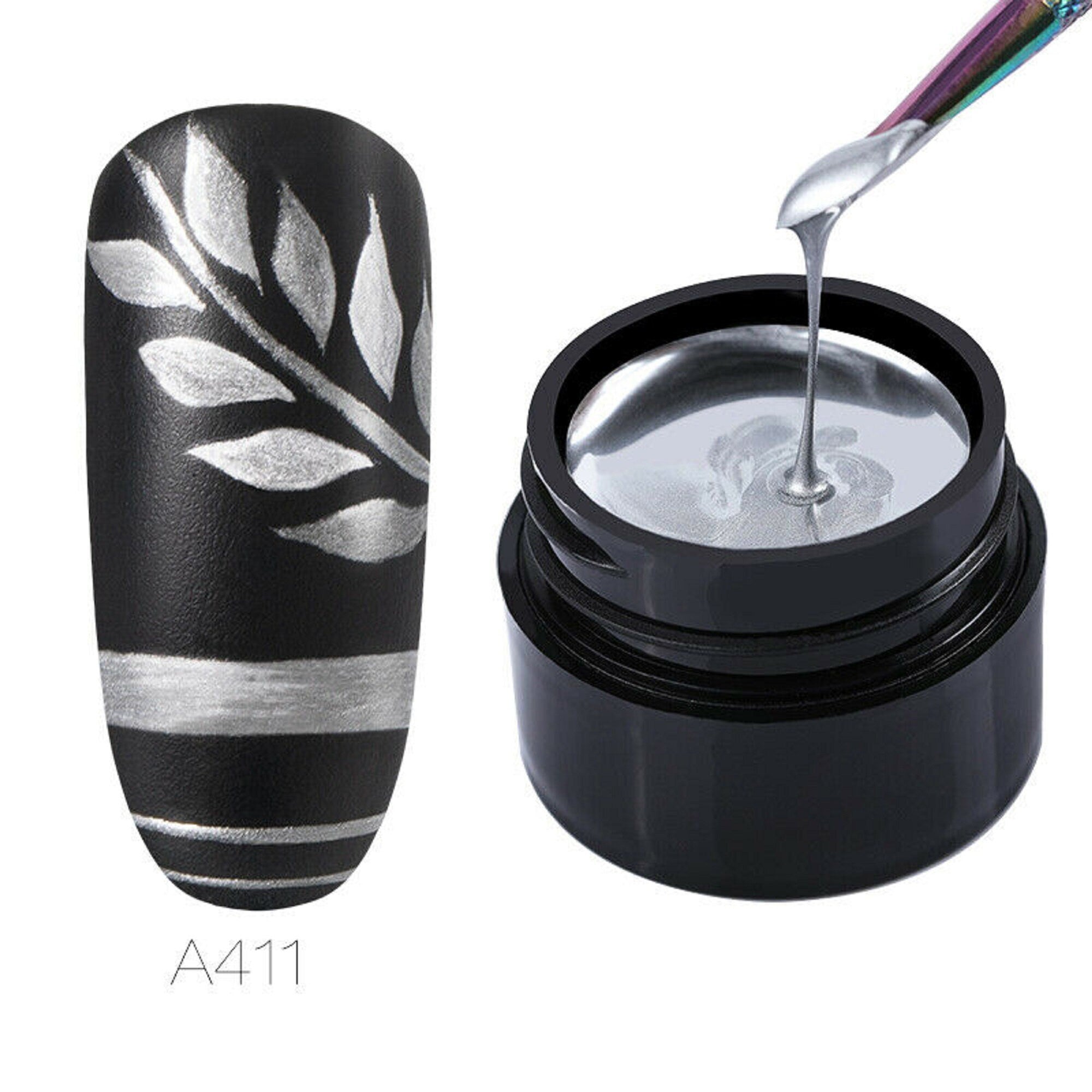 Alternative view of Silver Metal Painting Gel