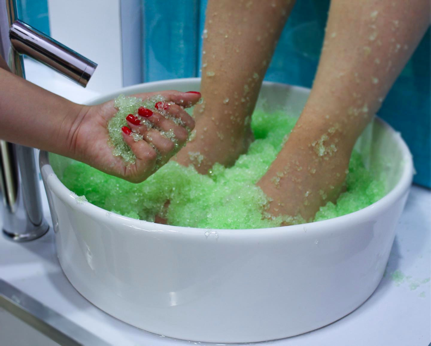 i-Spa Pedi Jelly Set - Peppermint - Image 2