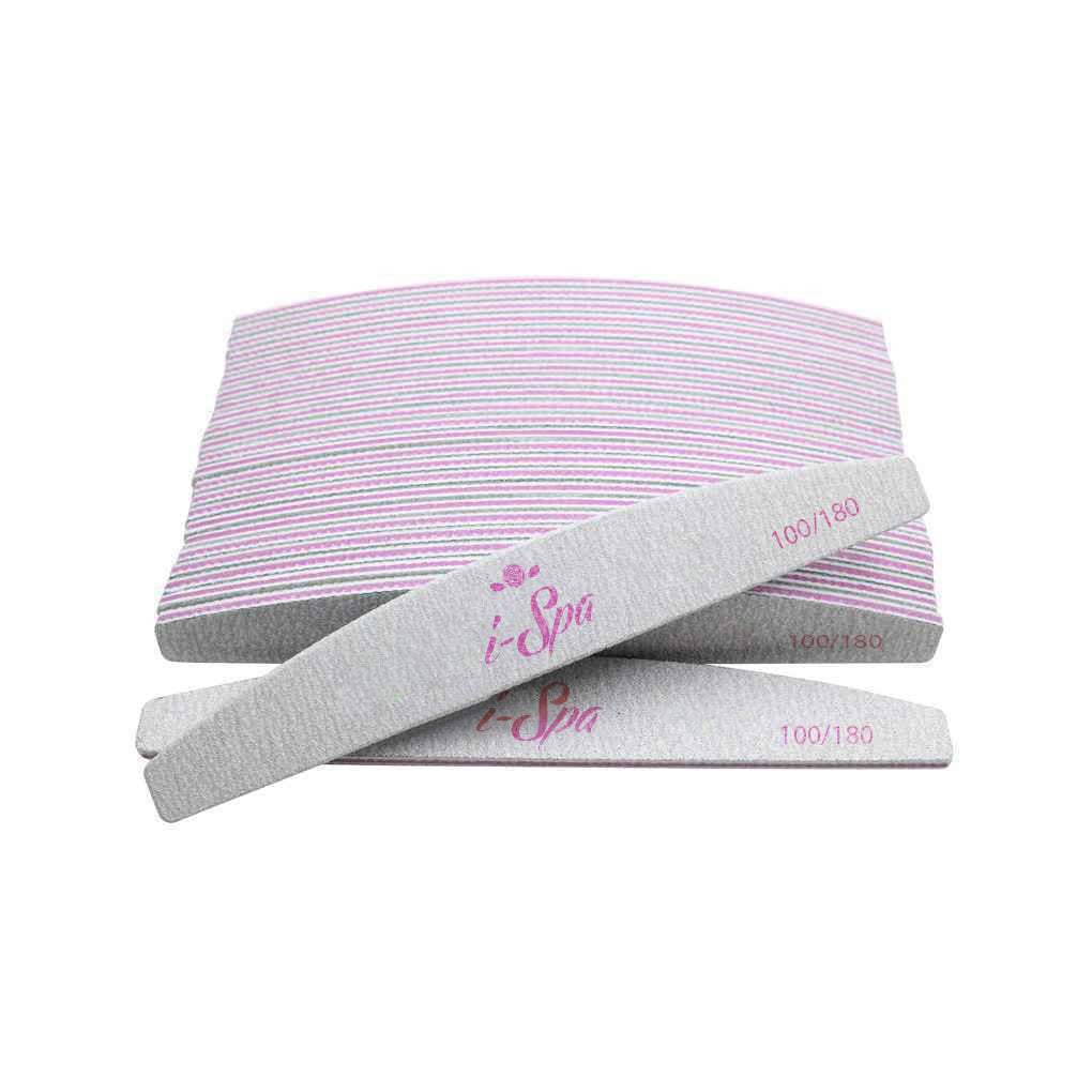 i-Spa Half Moon Zebra file 100/180 - PACK OF 10
