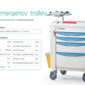 Alternative view of F-47 Emergency Drug Trolley