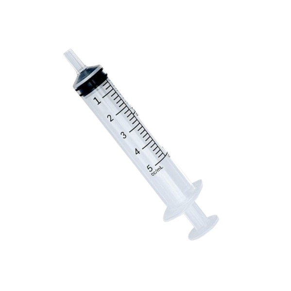 5ml Syringe with 21G Needle – 3-Part Luer Slip
