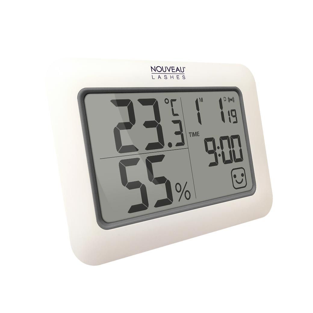 Nouveau Lashes Therm Hygrometer with timer