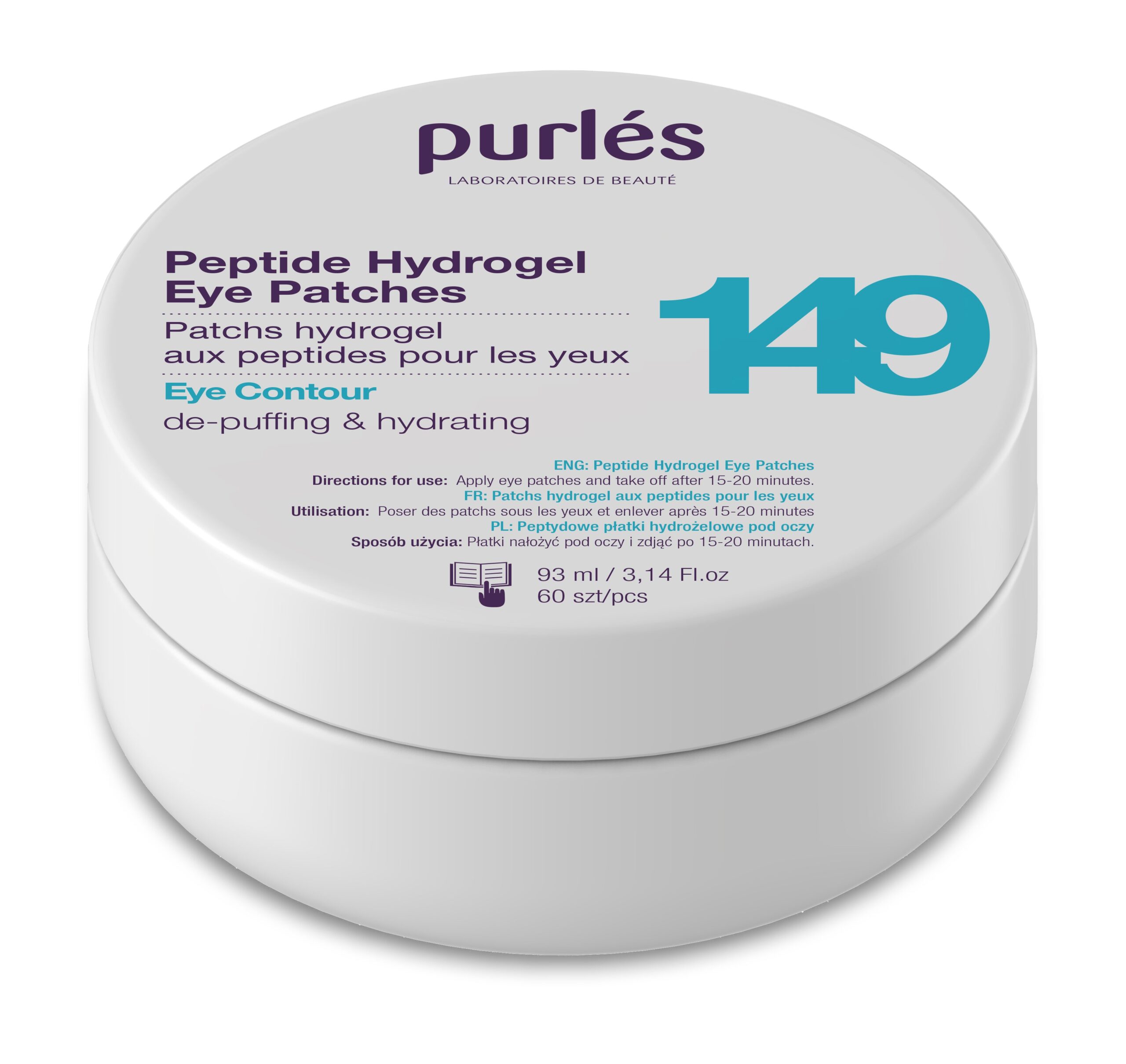 Purlés Peptide Hydrogel eye patches 60pc 149 | Retail - Image 2